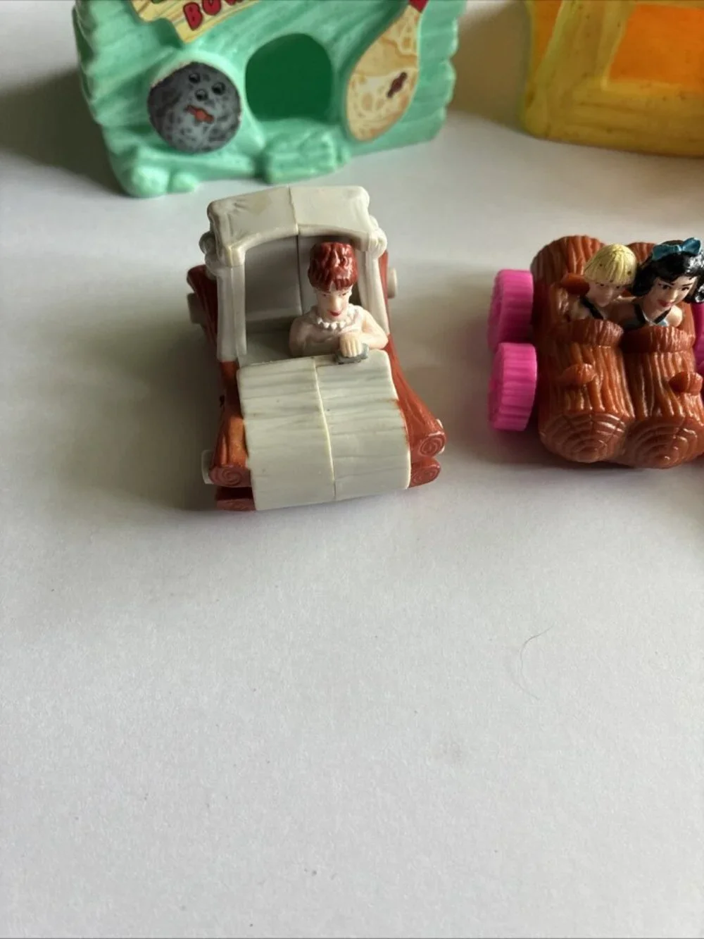 Vintage 1993 McDonalds The Flintstones Happy Meal Toy Lot Fred Wilma Pebbles